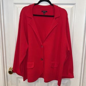 Lands’ End 3X Sweater Blazer Jacket